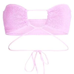 NWT Bond-eye Australia Margarita Bandeau Eco Baby Pink Bikini Top Set